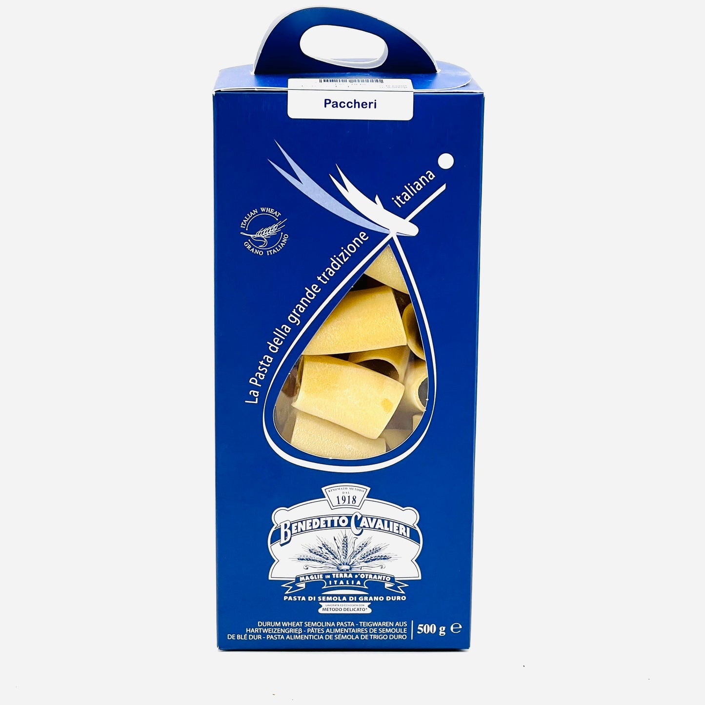 Paccheri 500g - Pasta Benedetto Cavalieri