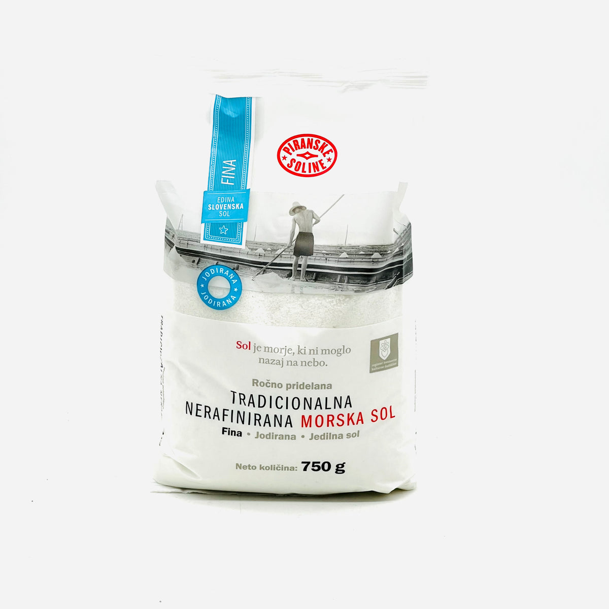 Jodiertes feines Meersalz 750g - Piranske Soline