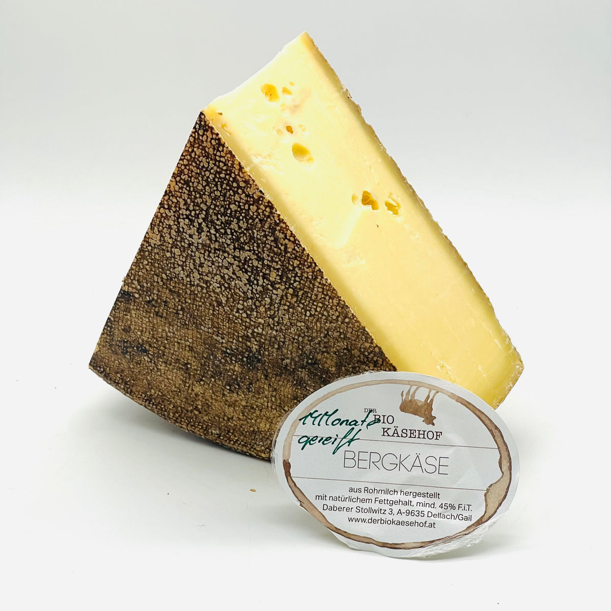Gailtaler Bio-Bergkäse 14 Monate gereift - Der Biokäsehof Daberer