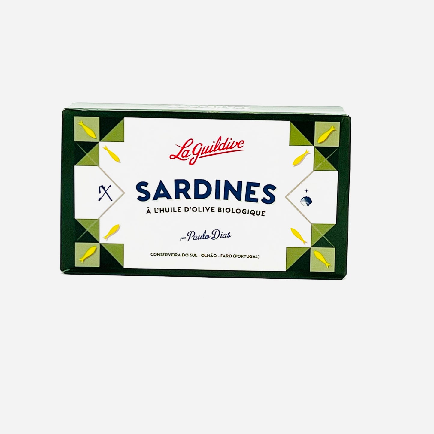 Sardines in Bio Olivenöl aus Portugal 120g - La Guildive