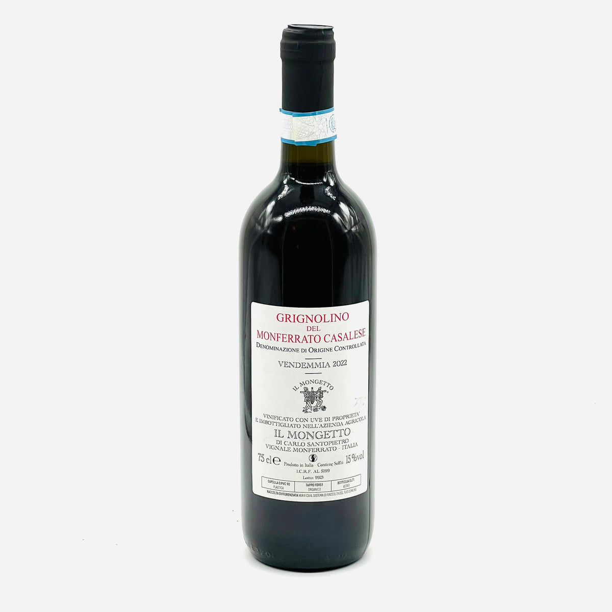 Grignolino del Monferrato Casalese 2022 - Il Mongetto