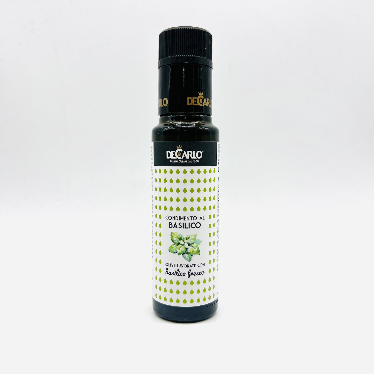 Olivenöl mit Basilikum 100ml - Olio de Carlo