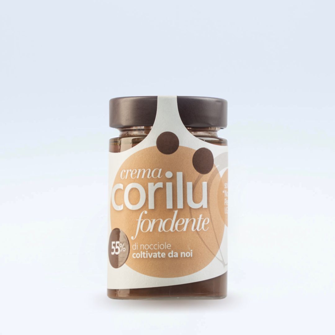 Haselnusscreme mit Gianduja-Schokolade zartbitter - Corilu