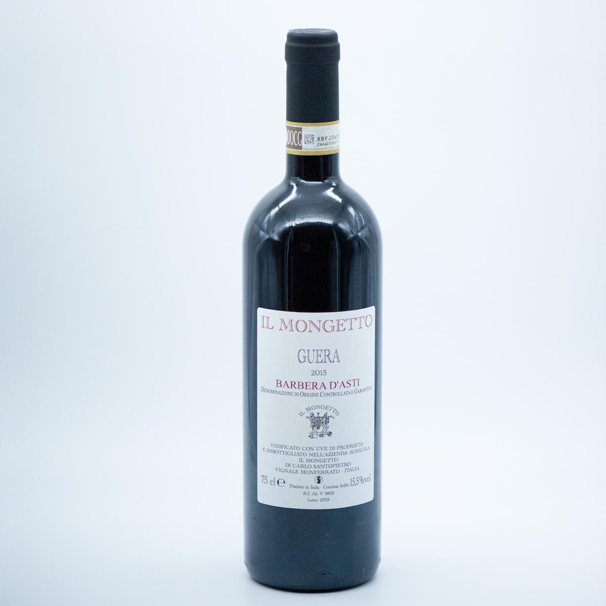 Rotwein Barbera Guera von Mongetto aus Italien bei Herwig Ertl