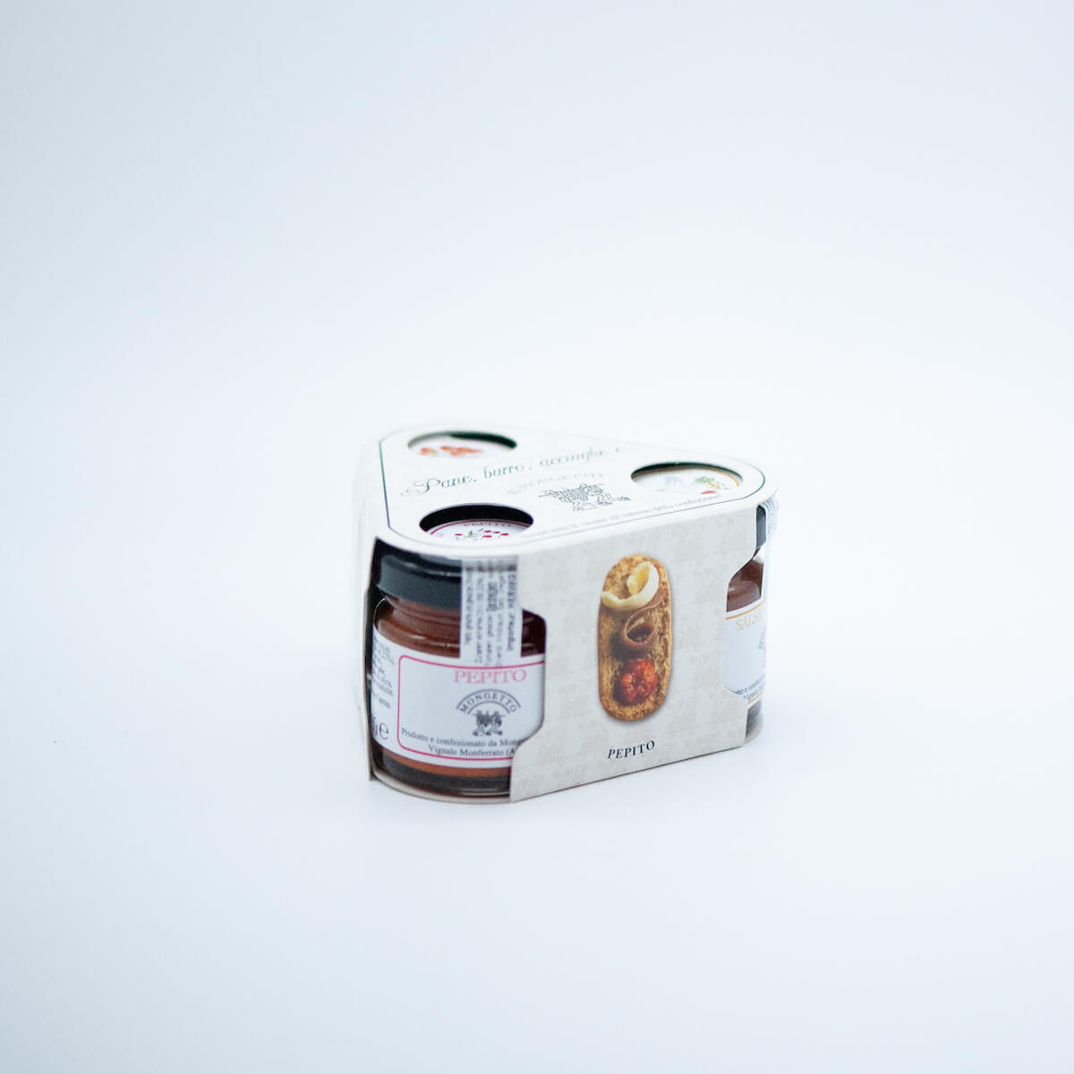 Sardellencreme Tris pane, burro e acciughe - Il Mongetto