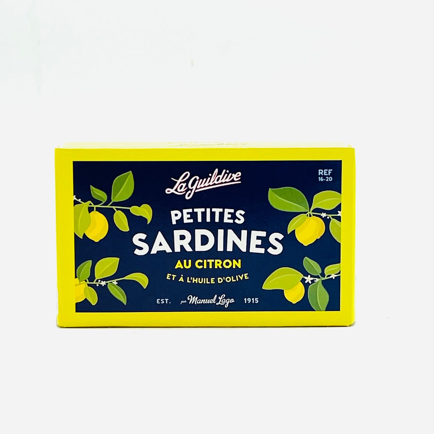 Sardinen Petites sardines 16/20 mit Zitrone und Olivenöl - La Guildive