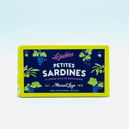 Sardinen Petites sardines 8/10 in Bio-Olivenöl - La Guildive