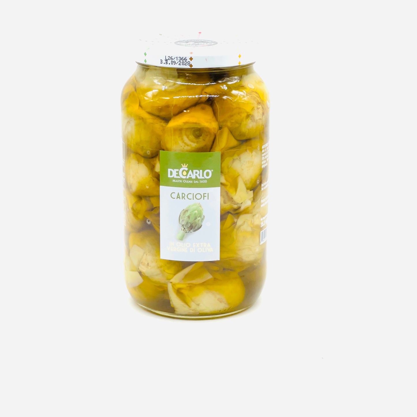 Artischocken in Olivenöl eingelegt 1 kg - Olio de Carlo