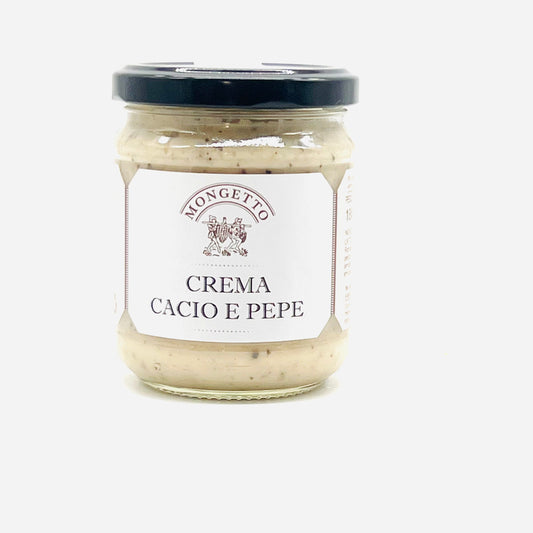 Crema Cacio e Pepe 180g - Mongetto