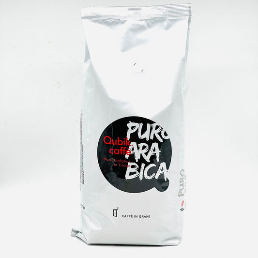 Puro Arabica ganze Bohne 1kg - Qubik Caffé