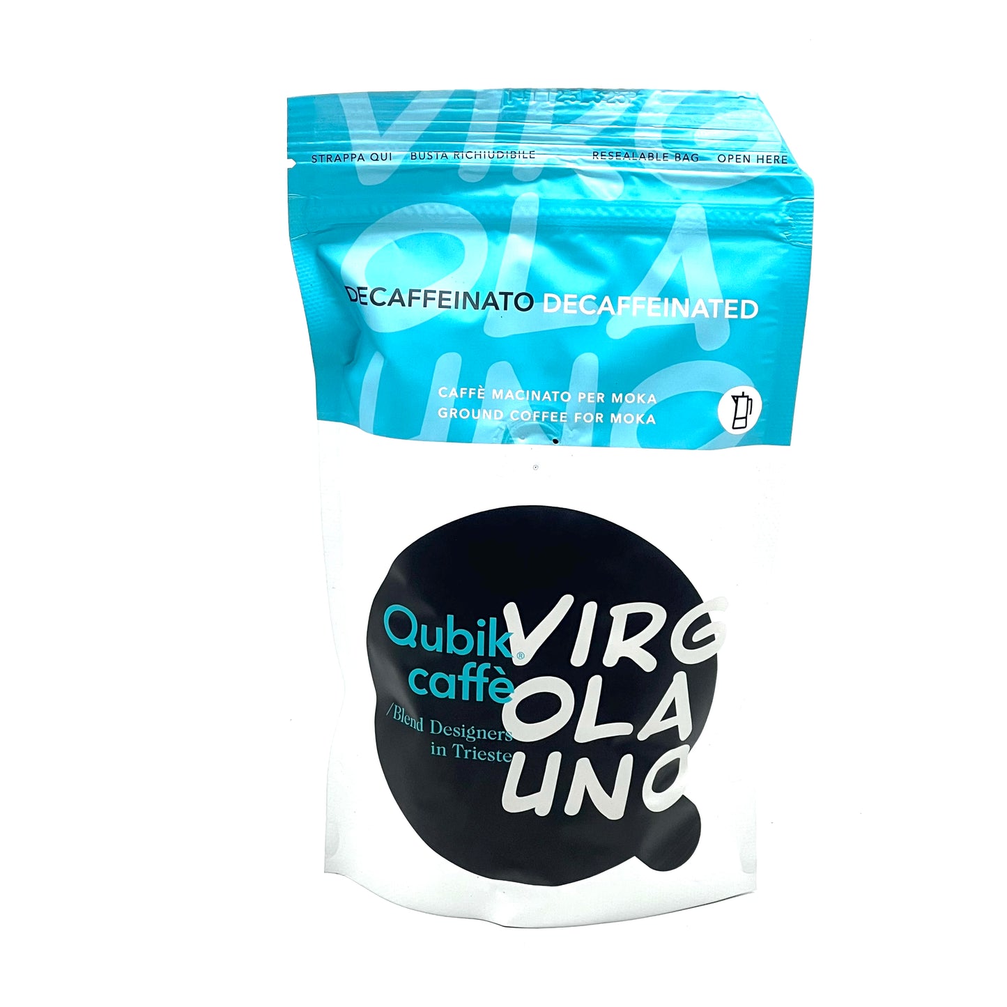 Caffé Decaffeinato koffeinfrei gemahlen 250g - Qubik