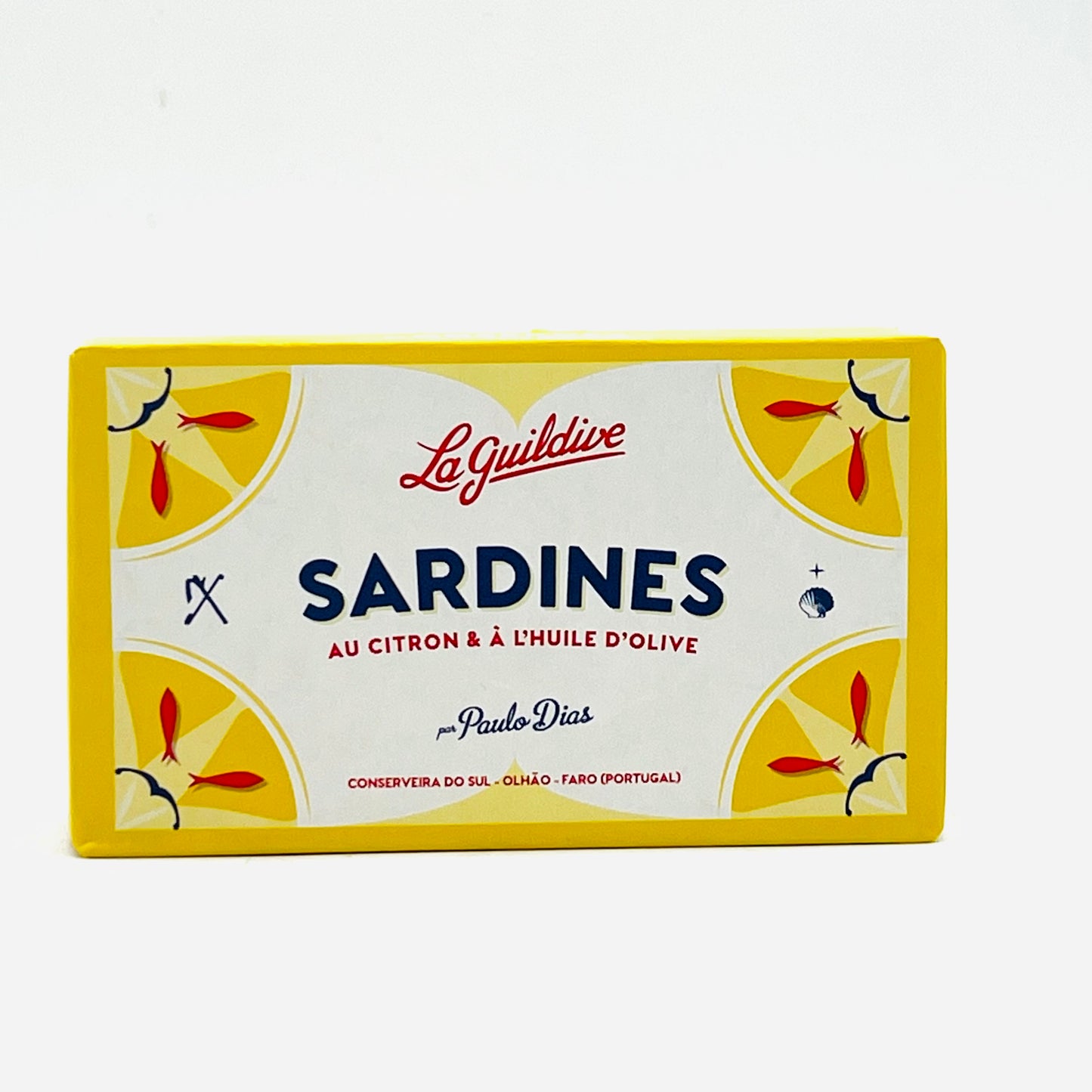 Sardines mit Zitrone und Olivenöl - La Guildive