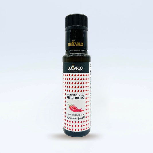 Olivenöl mit Pfefferoni 100ml - Olio de Carlo