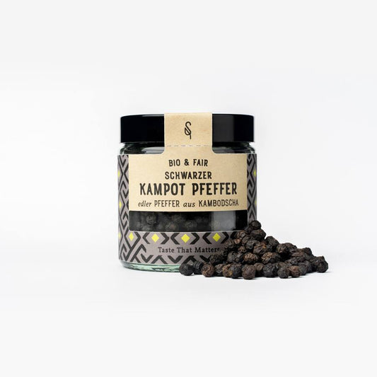 Schwarzer Kampot Pfeffer 60g - Soul Spice BIO Gewürz