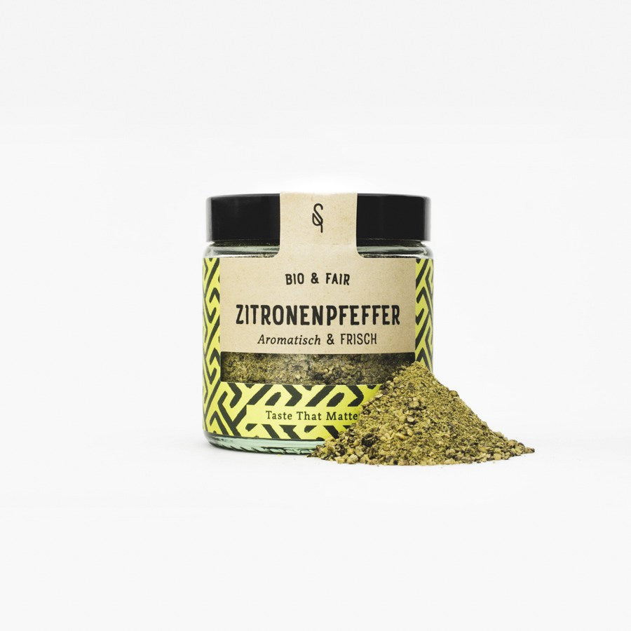 Zitronenpfeffer 60g - Soul Spice Bio Gewürz