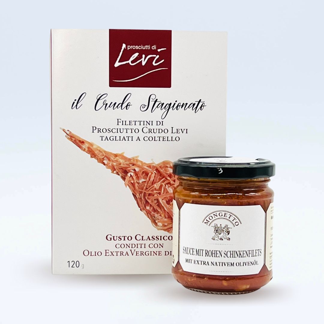 Tomatensugo mit Rohschinken von Levi - verschiedene Sorten - Mongetto