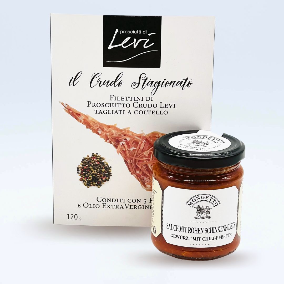 Tomatensugo mit Rohschinken von Levi - verschiedene Sorten - Mongetto