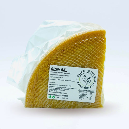 Ziegen Bio-Rohmilchkäse GRAN BE "Ziegen-Parmesan" - L'Asan e la Mussa