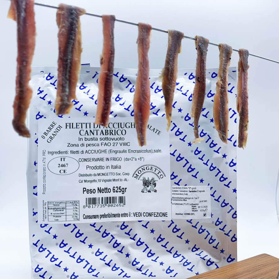 Gesalzene Sardellen von Il Mongetto