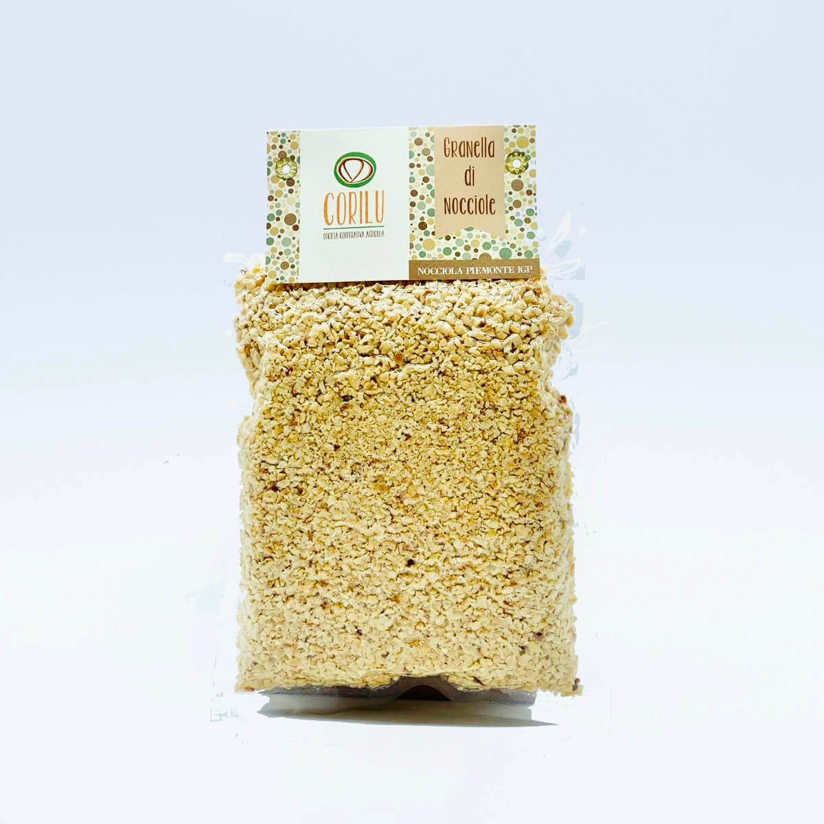 Geröstete Haselnüsse gemahlen