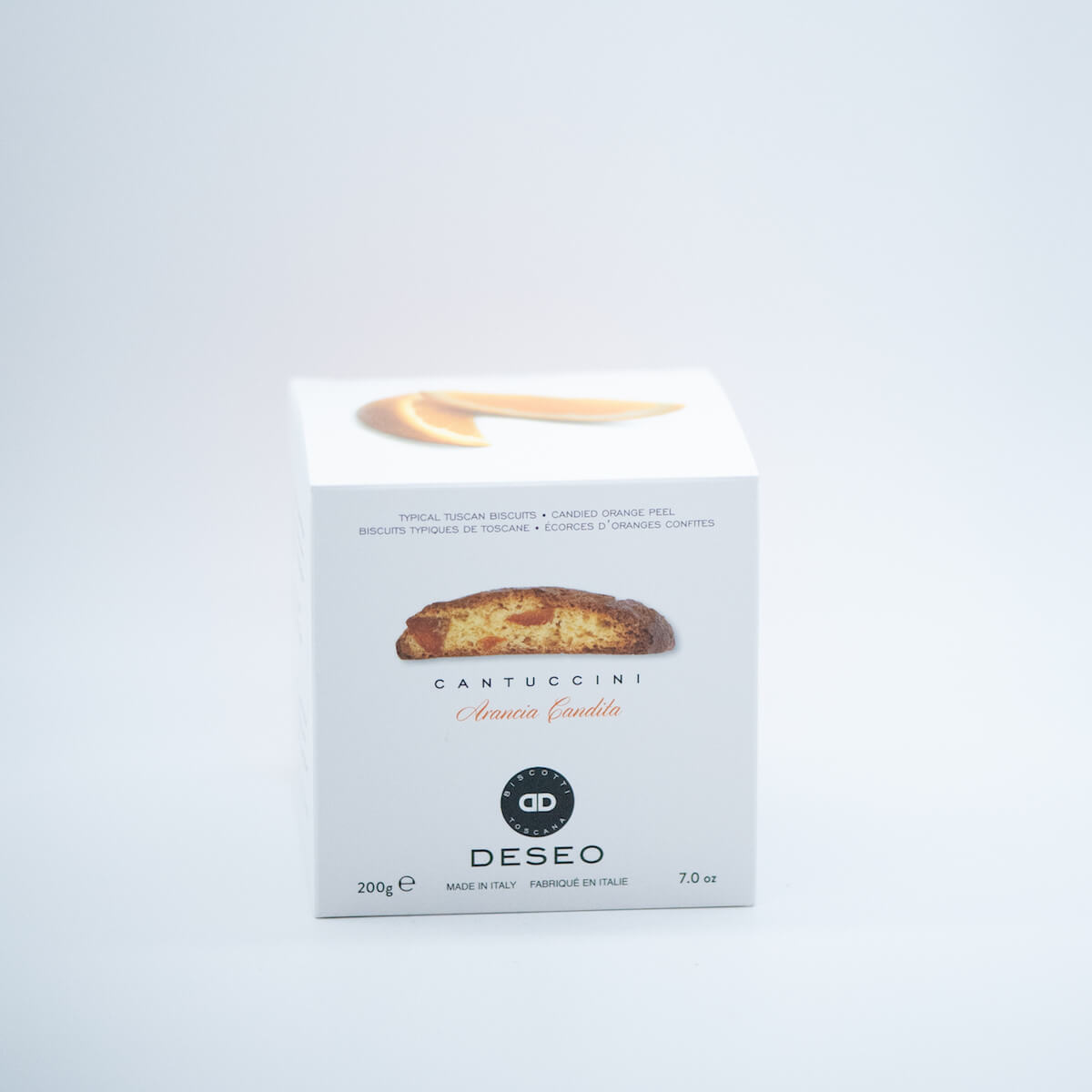 Cantuccini von Deseo aus Italien (Toskana) im Onlineshop von Herwig Ertl in der Sorte kandierte Orange