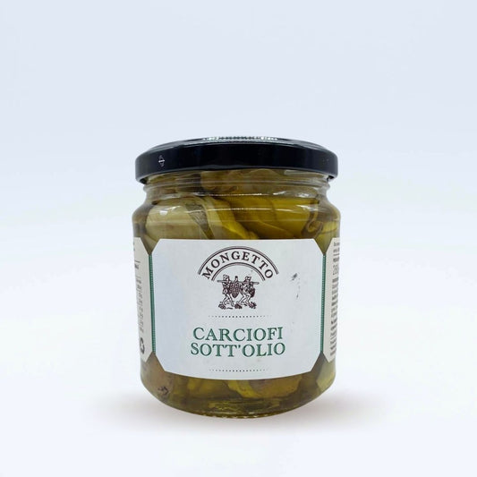 Artischocken in Olivenöl Mongetto eingelegt