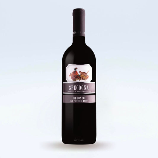 Flasche Wein Refosco Specogna