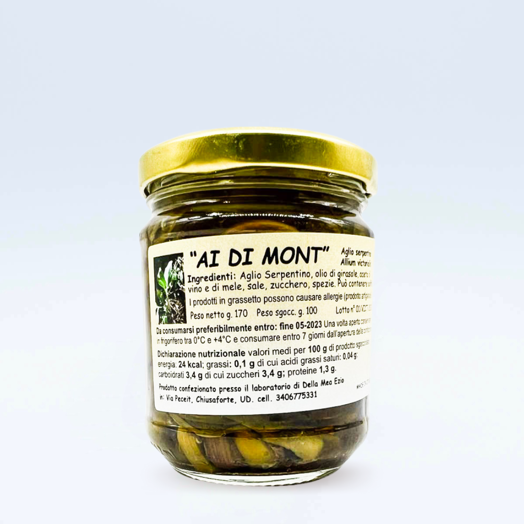 Eingelegter Bergknoblauch - Ai di Mont - Ezio Della Mea