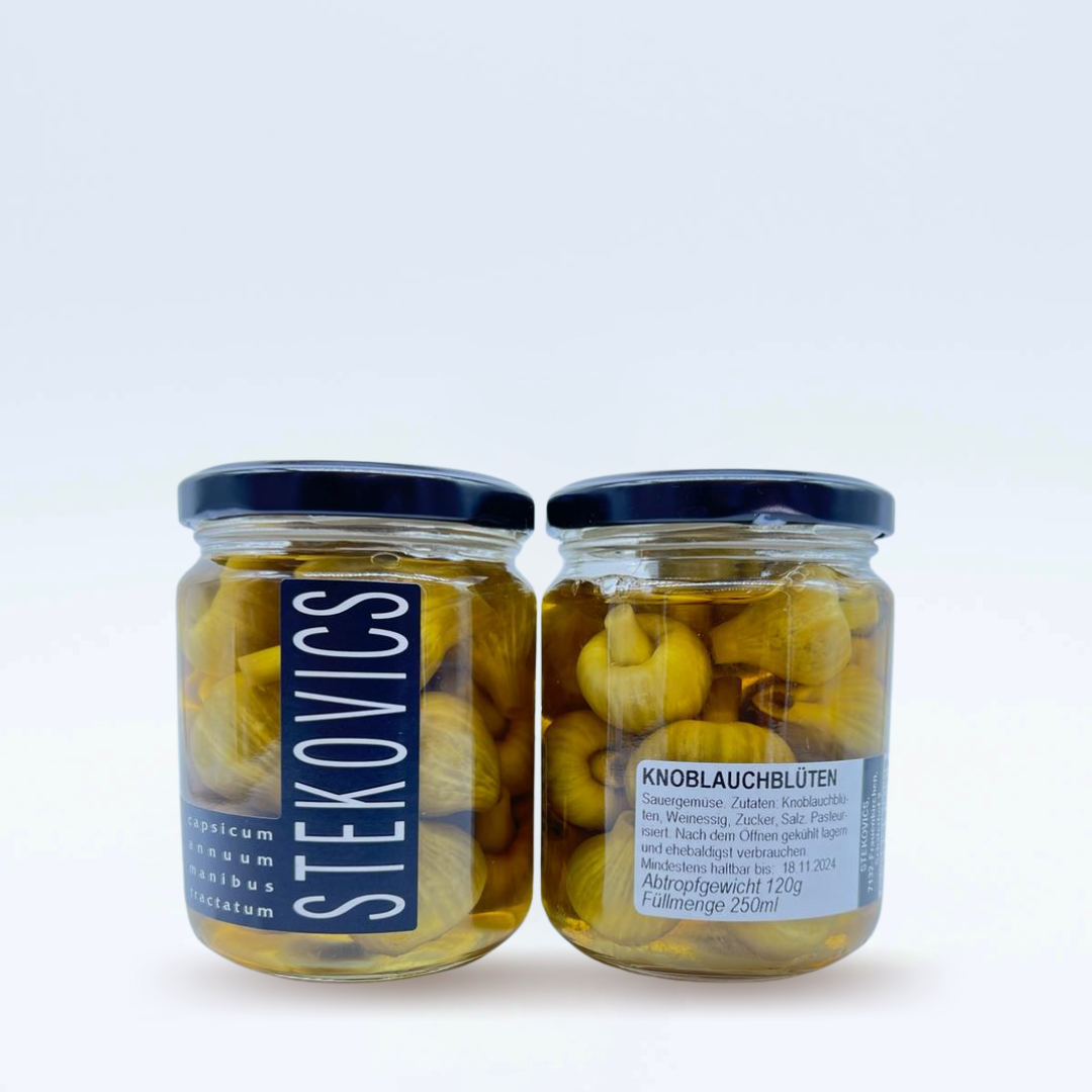 Eingelegte Knoblauchblüten - Stekovics